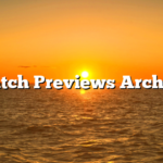 Match Previews Archive