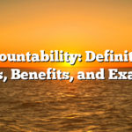 Accountability: Definition, Types, Benefits, and Example