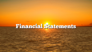 Financial Statements